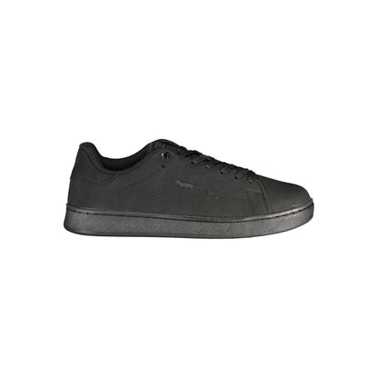 Gas Black Polyurethane Men Sneaker 1728,67403481248,Athletic - Sneakers - Shoes,Black,EU41/US8,EU42/US9,EU43/US10,EU44/US11,EU45/US12,Gas,Men,New with tags,Shoes,Sneakers - Shoes
