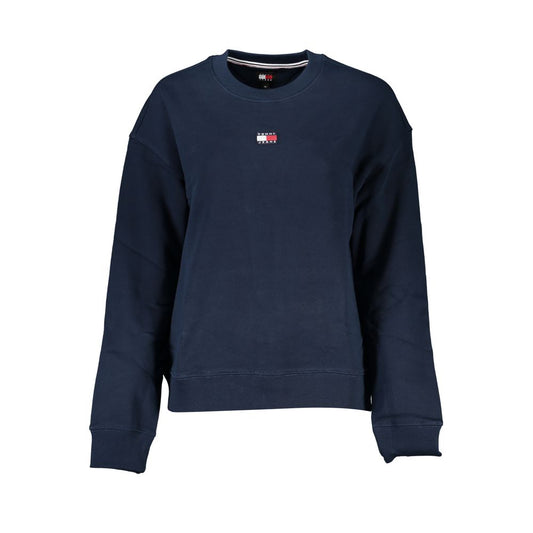 Tommy Hilfiger Blue Cotton Women Sweatshirt