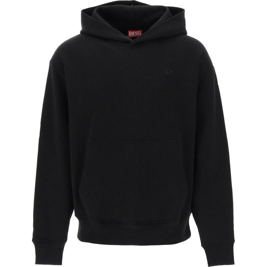 Diesel logo embroidered hoodie Topwear Diesel