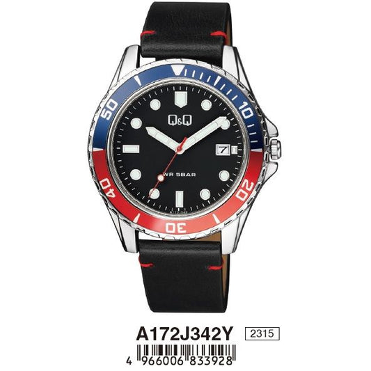 Q&Q Mod. GENT DATE WATCHES