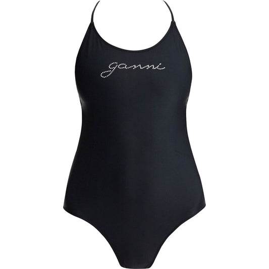 Ganni one-piece swimsuit with logo Beachwear & underwear Ganni