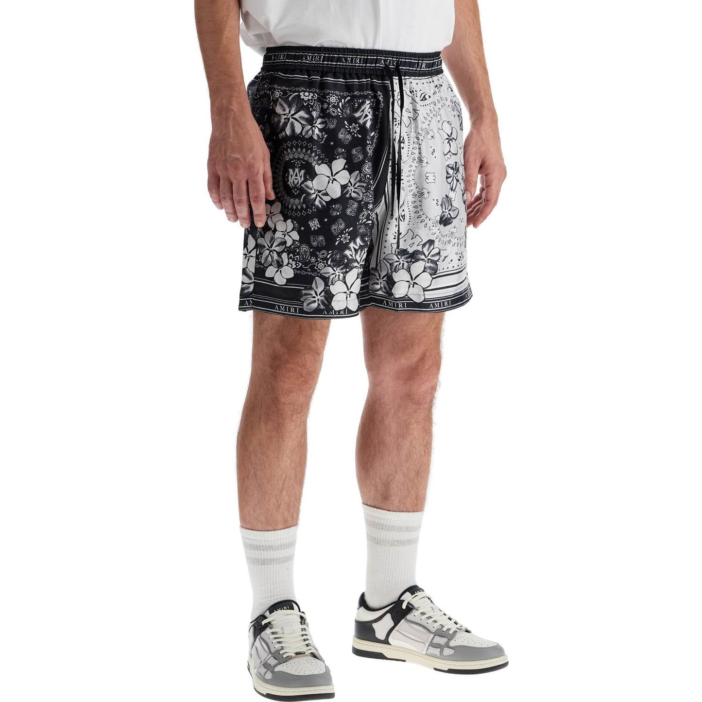 Amiri silk bandana print bermuda shorts Short trousers Amiri