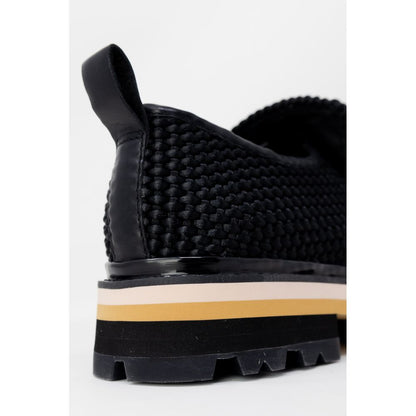 ASH Black Leather Platform Pumps ASH