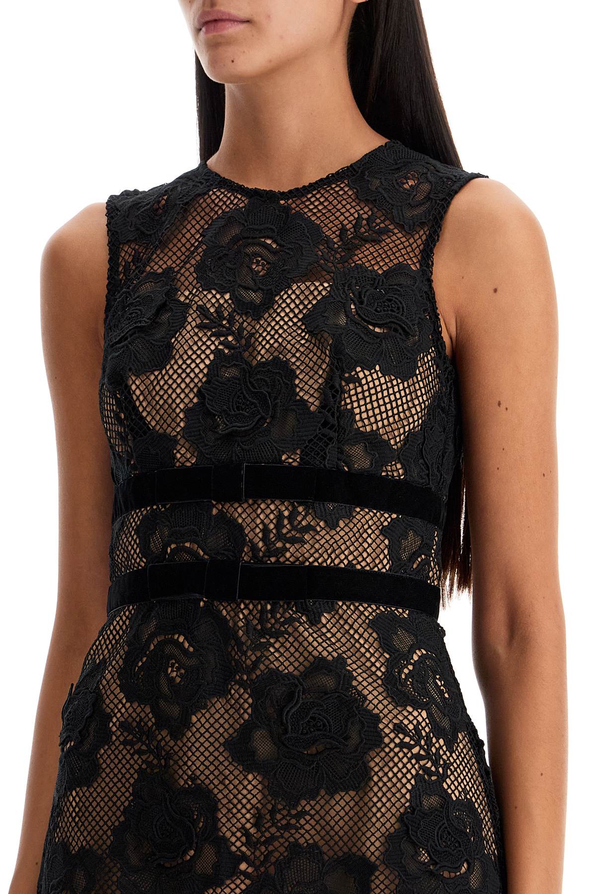 Self Portrait lace mini dress with bows Dresses Self Portrait