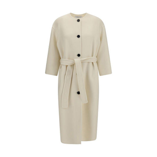 Aftercoat Cream Fleece Wool Coat Aftercoat