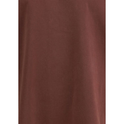 Agolde Bordeaux Cotton Long Sleeve T-Shirt Agolde