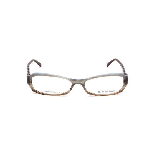 Alexander McQueen Brown Acetate Glasses (Frames) Alexander McQueen