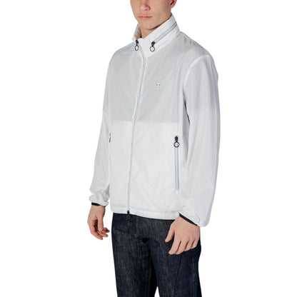 Armani Exchange White Polyester Shell Jacket
