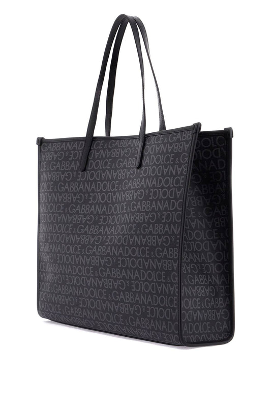 Dolce & Gabbana large jacquard-coated tote bag Shopper Dolce & Gabbana