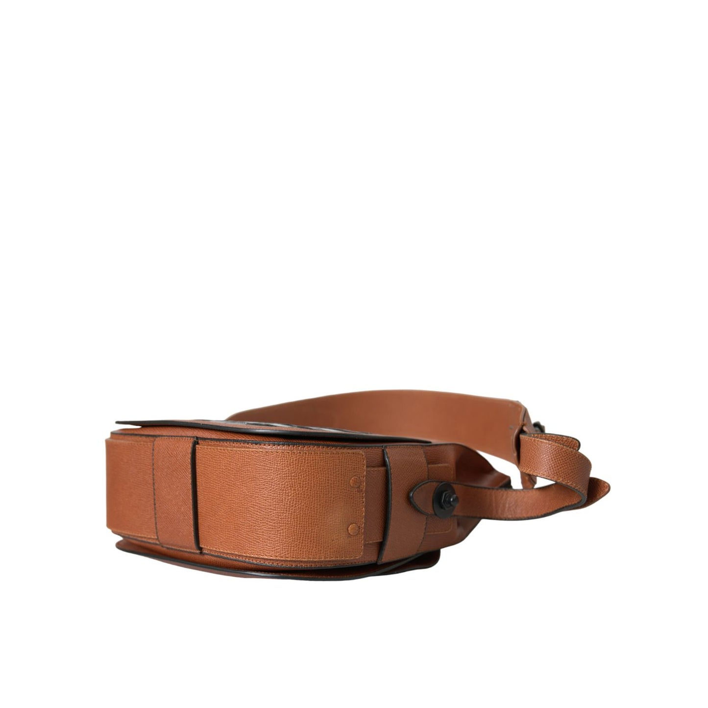 Balenciaga Black Brown Exotic Skin Leather Vertical Crossbody Purse Bag