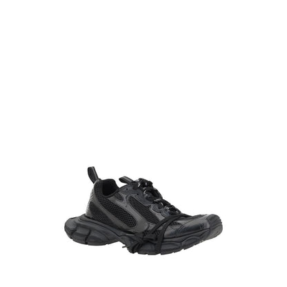 Balenciaga Black Rubber Athletic Sneakers