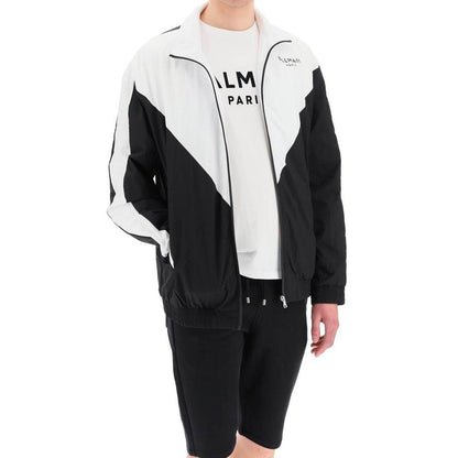 Balmain Black Polyamide Shell Jacket