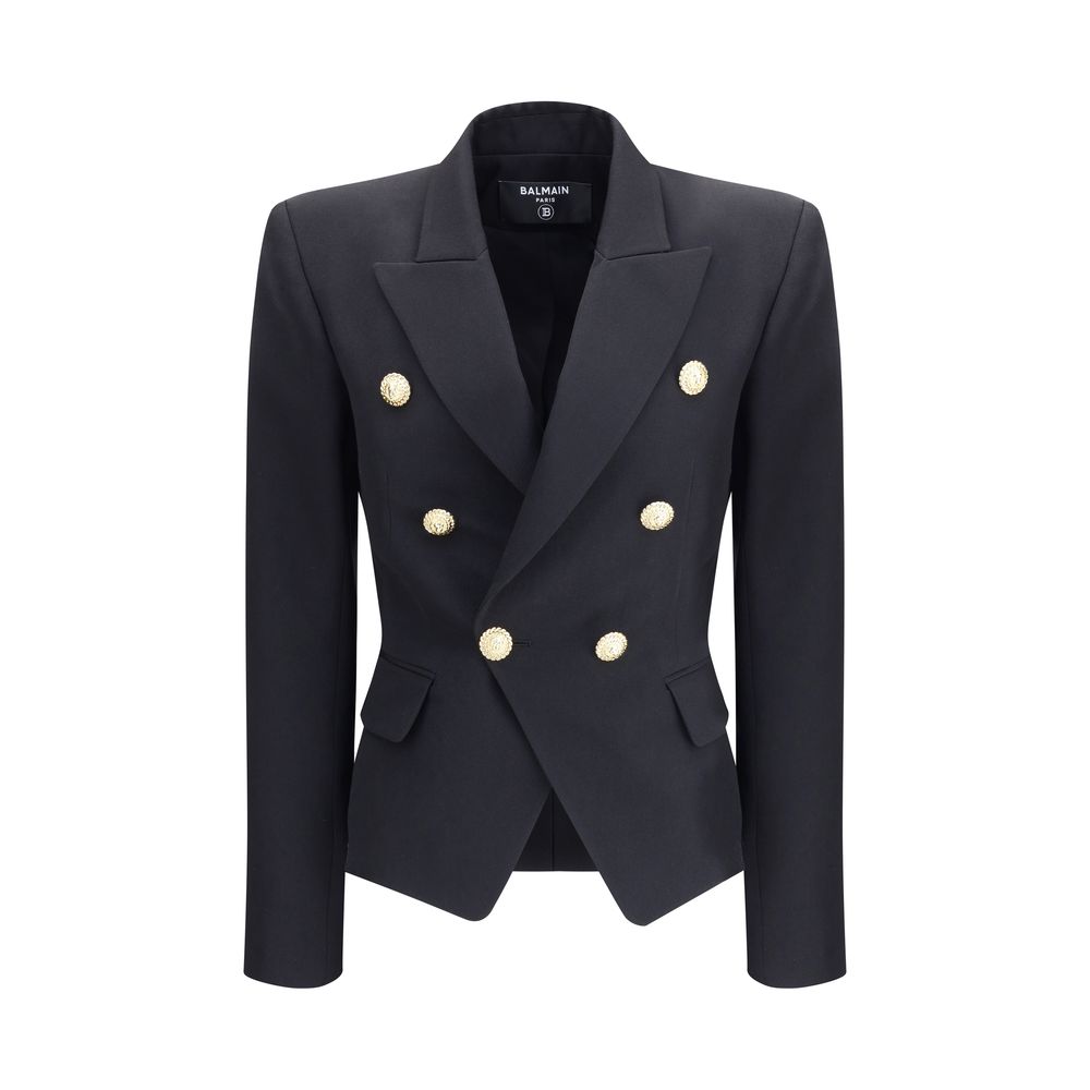 Balmain Black Wool Blazer Balmain
