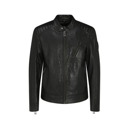 Belstaff Black Leather Jacket Belstaff