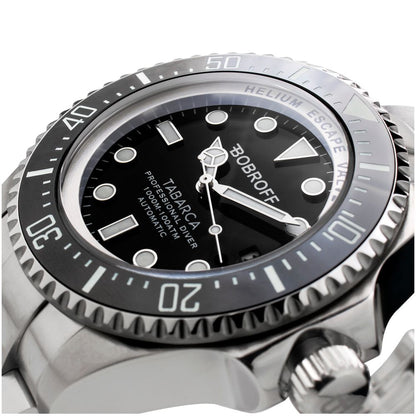 Bobroff Gray Stainless Steel Dress Watch Bobroff