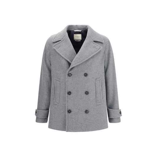 Brooksfield Gray Wool Coat Brooksfield