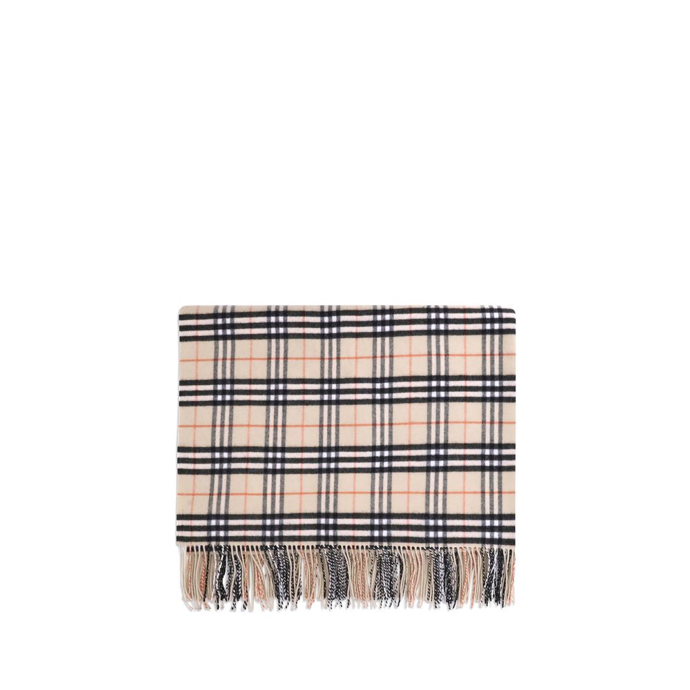 Burberry Beige Wool Scarf Burberry