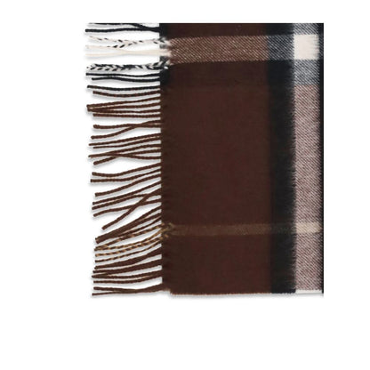 Burberry Brown Cashmere Scarf Burberry