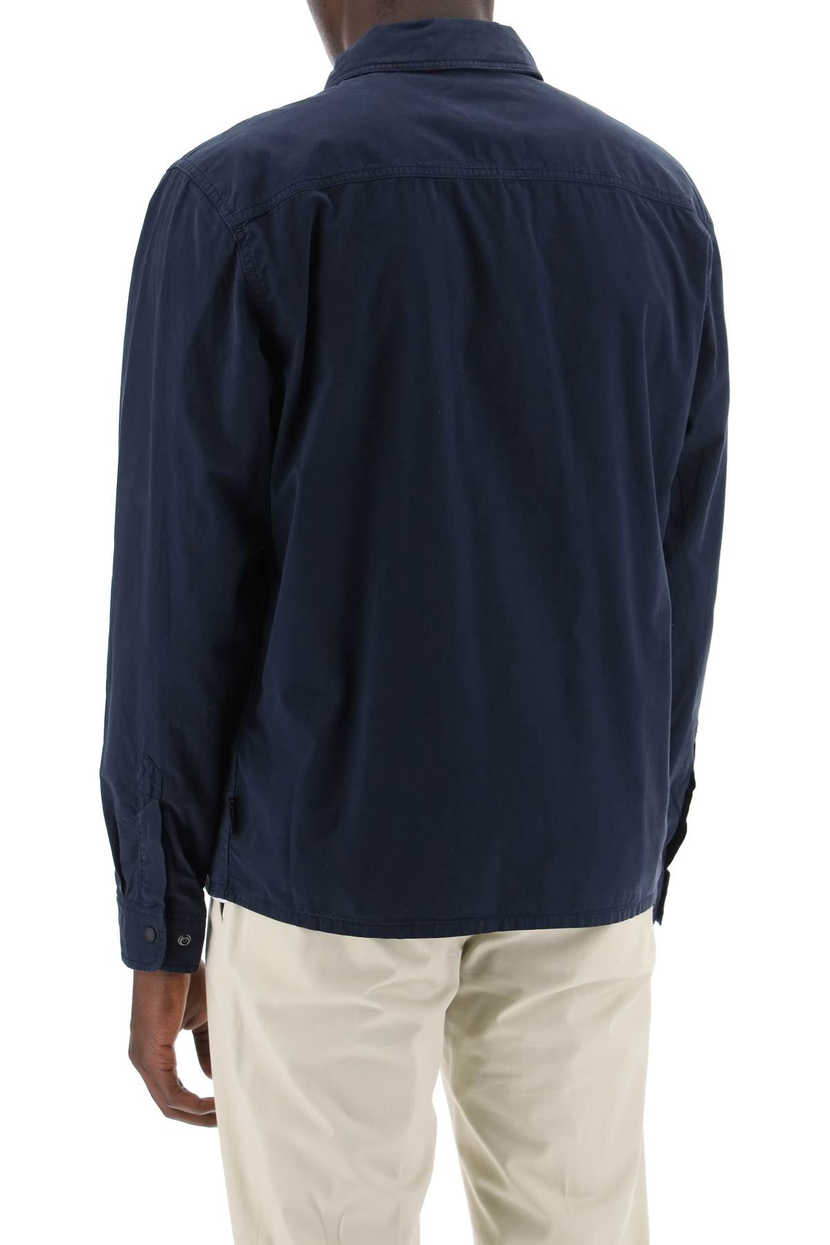 Woolrich cotton overshirt for Vests Woolrich