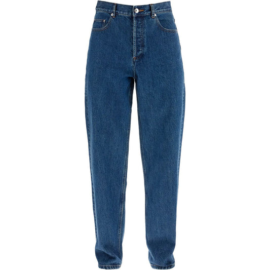 A.P.C. organic cotton indigo blue wide leg jeans Jeans A.P.C. Dark Slate Gray