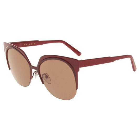 MARNI MOD. CURVE ME101S SUNGLASSES & EYEWEAR MARNI SUNGLASSES Rosy Brown