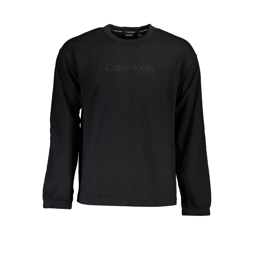 Calvin Klein Black Cotton Men Sweatshirt