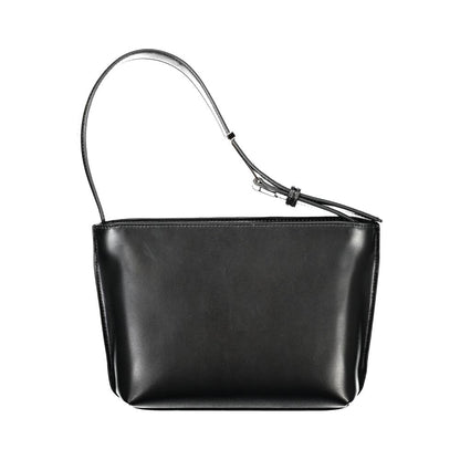 Calvin Klein Black Polyester Woman Shoulder Bag
