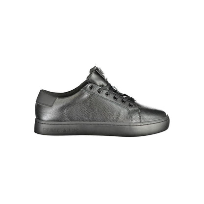 Calvin Klein Black Polyurethane Men Sneaker