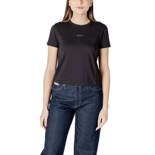 Calvin Klein Jeans Black Recycled Cotton Sportswear