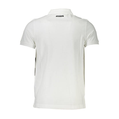Cavalli Class Bianco Cotton Men Polo