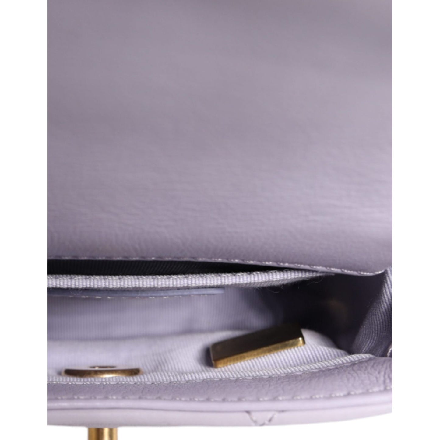 Chanel Blue Quilted Calfskin Framing Chain Flap Mini crossbody Bag Chanel