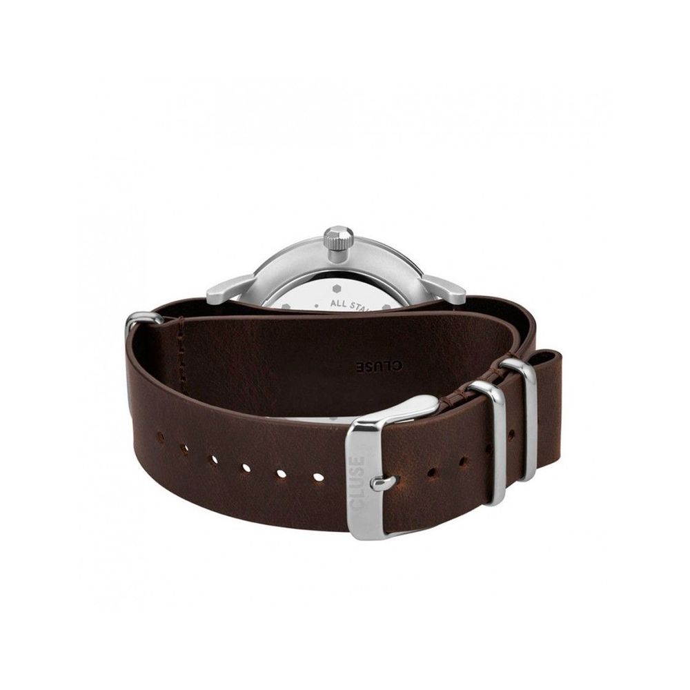 Cluse Brown Leather Dress Watch Cluse