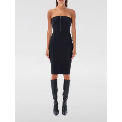 Coperni Black Cotton Cocktail Dress Coperni