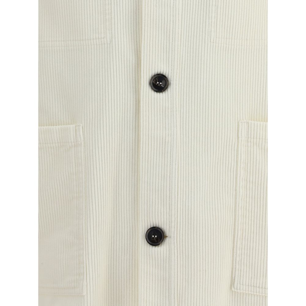 Cruna Cream Cotton Coat Cruna