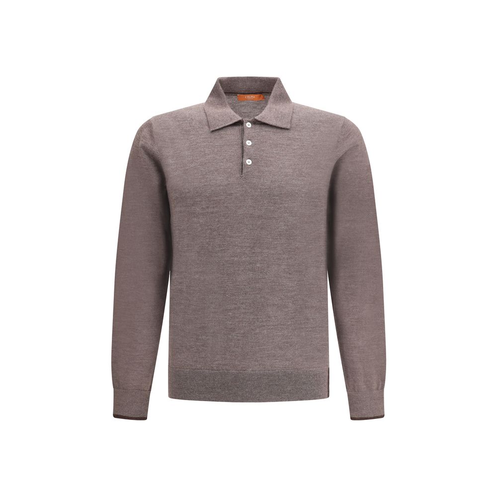 Cruna Gray Wool Sweatshirt Cruna