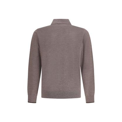 Cruna Gray Wool Sweatshirt Cruna