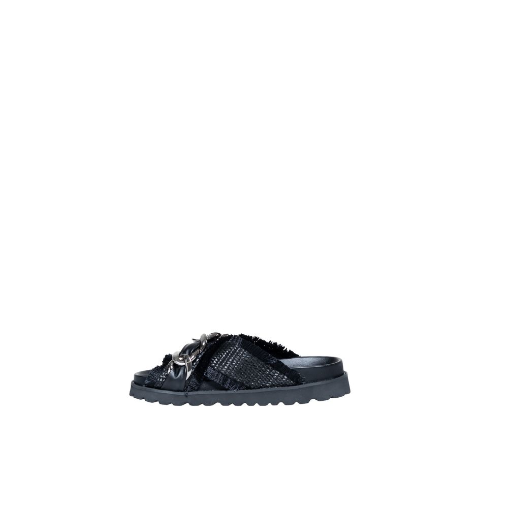 Cult Black Polyethylene Sandals Cult