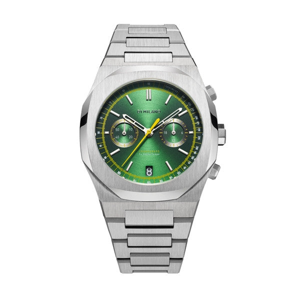 D1 MILANO Mod. CRONOGRAFO NOBLE GREEN - RE-STYLE EDITION WATCHES D1 MILANO