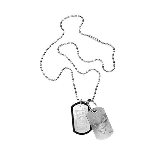 DIESEL JEWELS JEWELRY Mod. DX0011040 DESIGNER FASHION JEWELLERY DIESEL JEWELS Light Gray