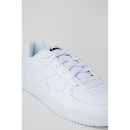 Diadora White Artificial Leather Low Top Sneakers Diadora