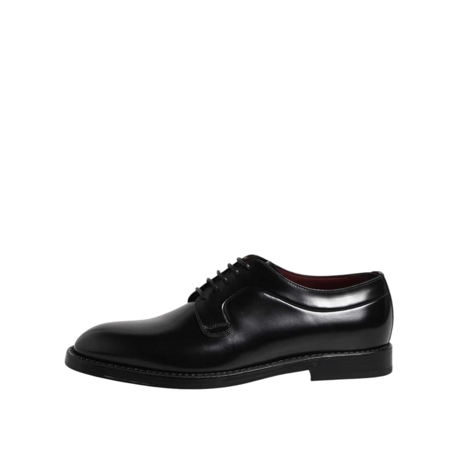 Dolce &amp; Gabbana Black Leather Lace Up Derby Dress Formal Shoes