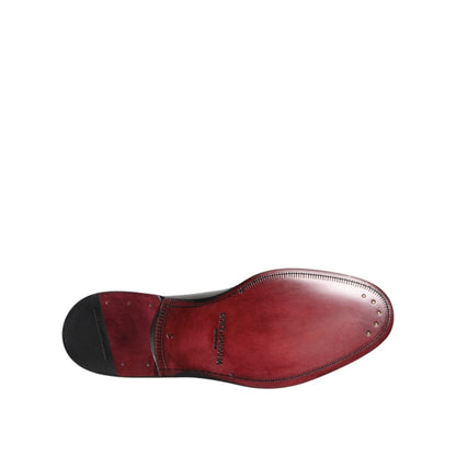 Dolce &amp; Gabbana Black Leather Lace Up Derby Dress Formal Shoes