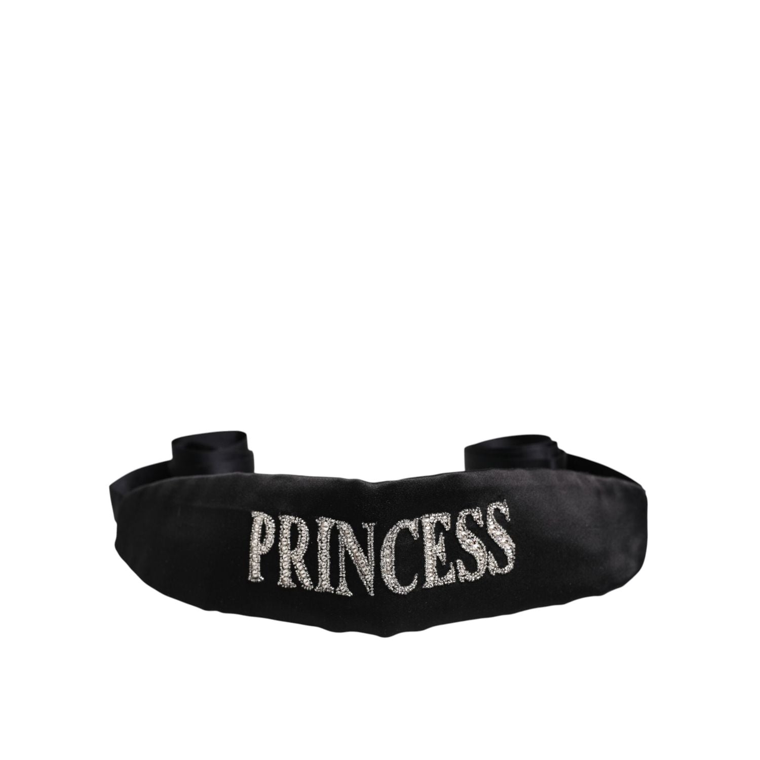 Dolce & Gabbana Black Princess Fantasy Braided Waist Belt