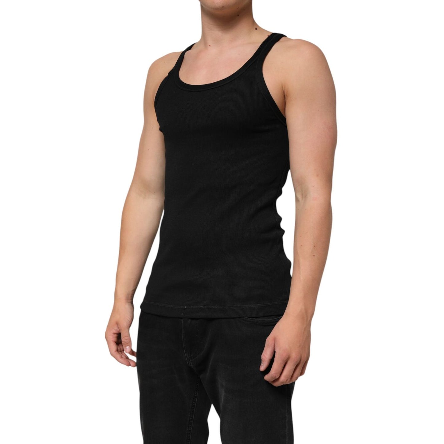Dolce & Gabbana Black Tank Sleeveless Underwear Men T-shirt