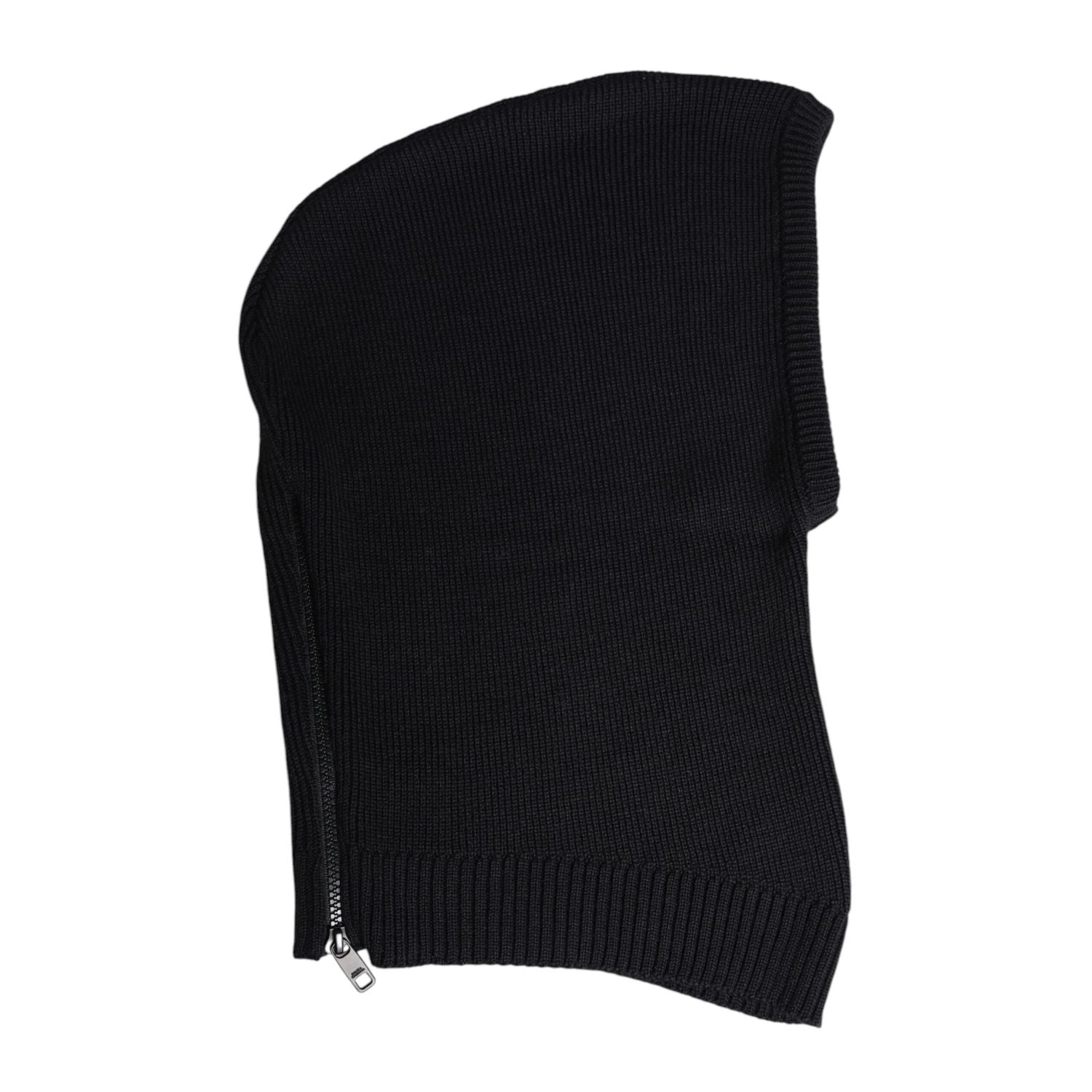 Dolce & Gabbana Black Wool Whole Head Wrap Balaclava Hat