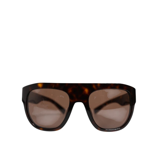 Dolce & Gabbana Dark Brown Havana DG4398F Square Frame Eyewear Sunglasses