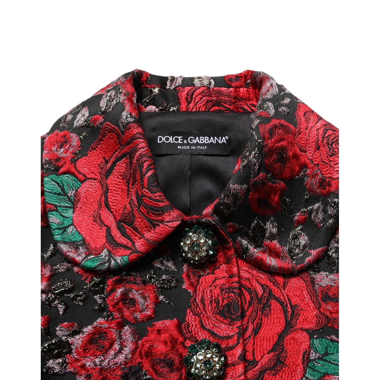 Dolce & Gabbana Multicolor Floral Brocade ButtonBlazer Jacket