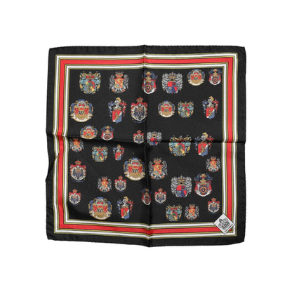 Dolce & Gabbana Multicolor Silk Square Men Foulard Scarf