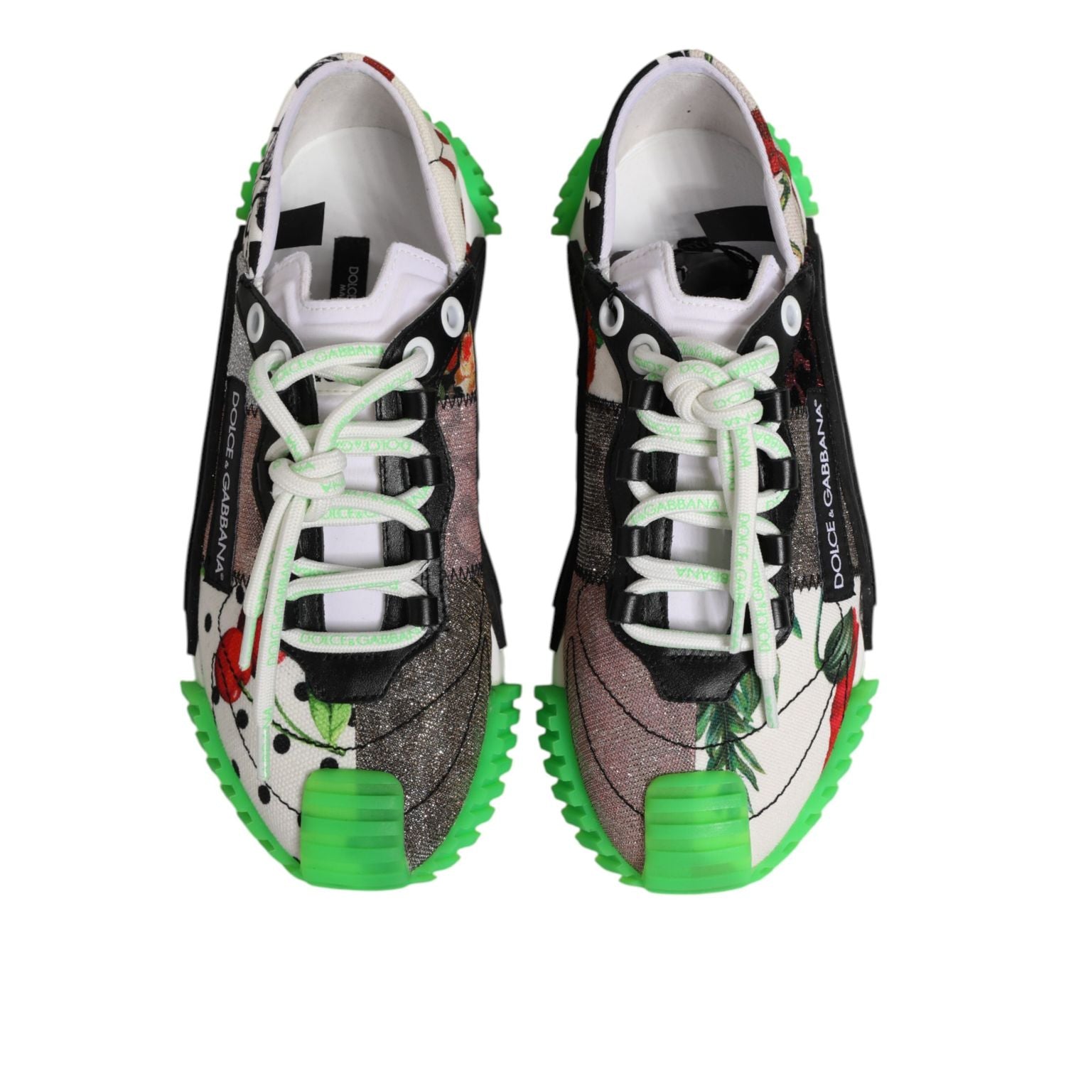 Dolce & Gabbana Multicor DG Logo Leopard Cherry Sneaker Shoes