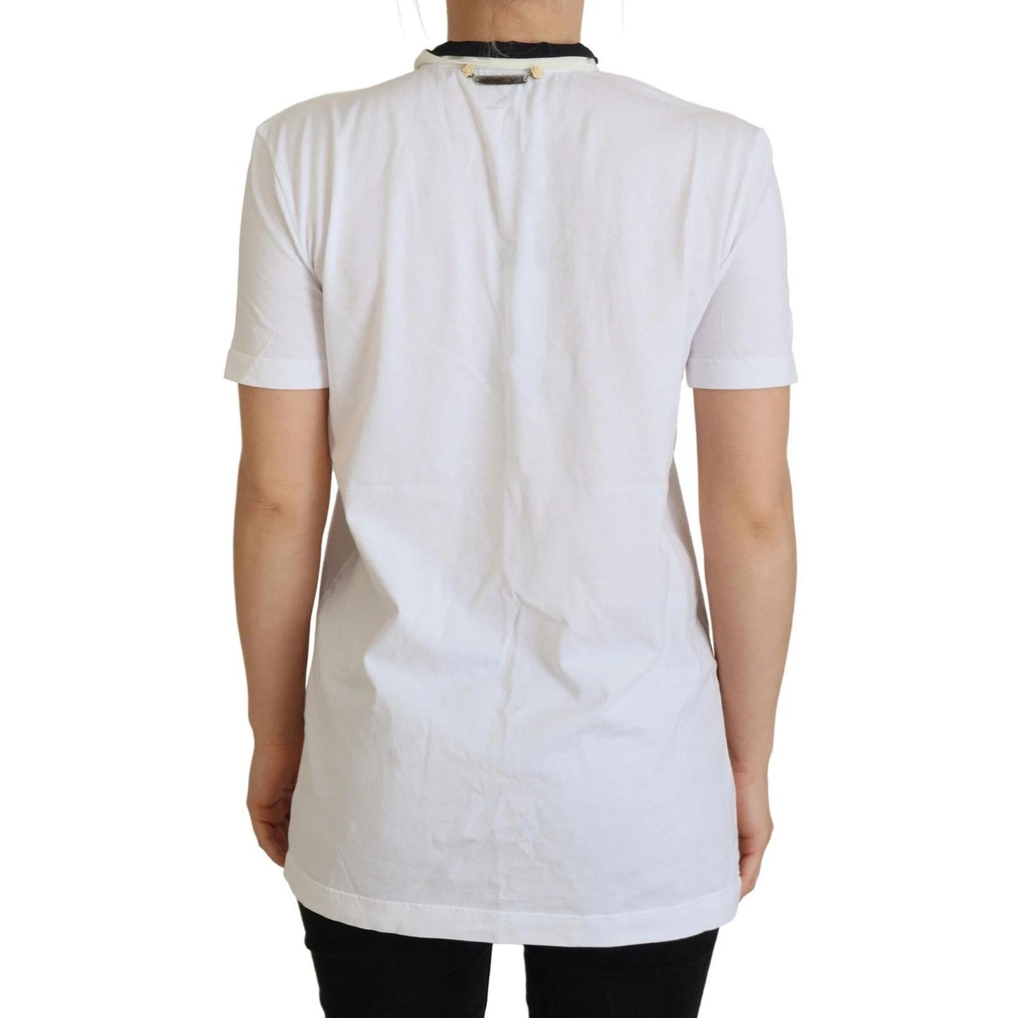 Dolce & Gabbana White Cotton LOVE Print Top Blouse T-shirt Dolce & Gabbana